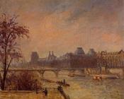 卡米耶 毕沙罗 : The Seine and the Louvre, Paris